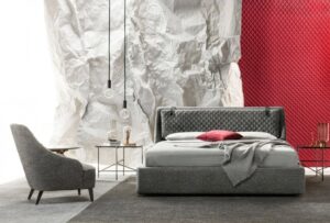 интерьер италия дизайнерская кровать