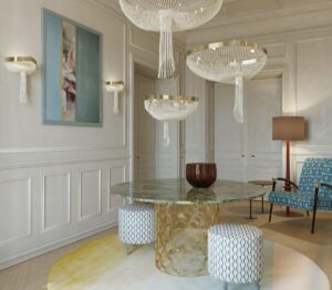 необычный дизайнерский стол италия