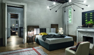 интерьер италия дизайнерская кровать