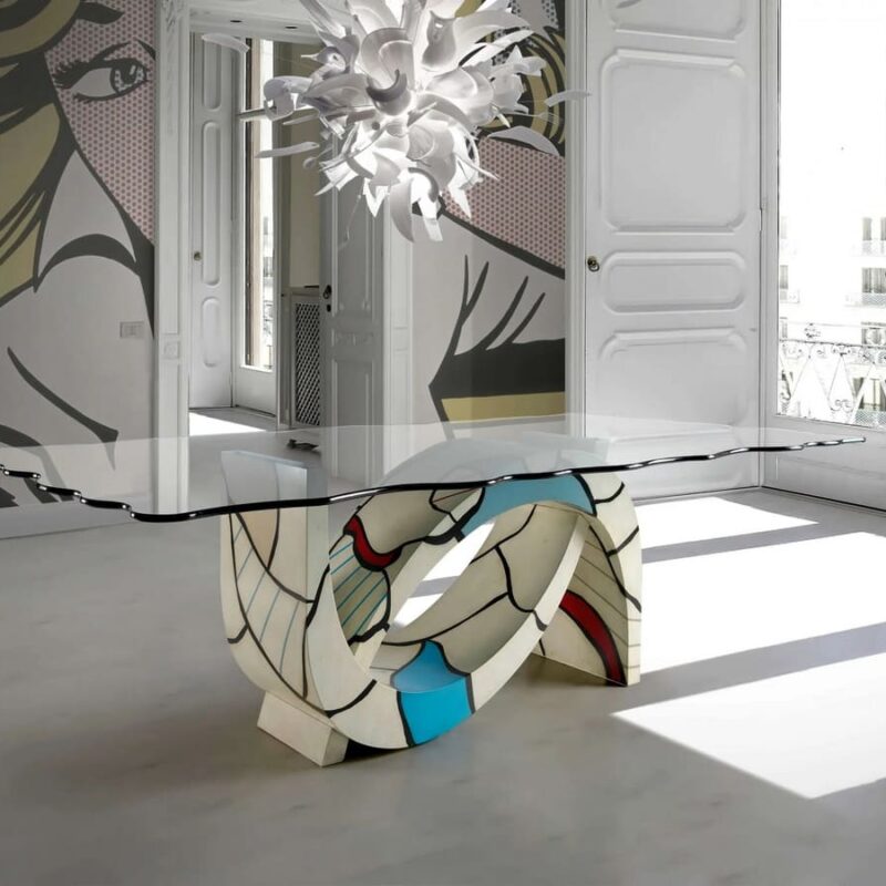 необычный стол италия