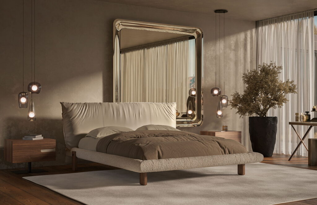 стильная мебель для спальни кровати