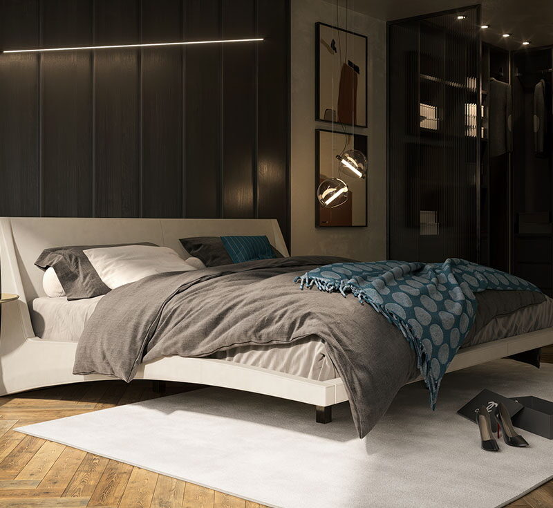 стильная мебель для спальни кровати