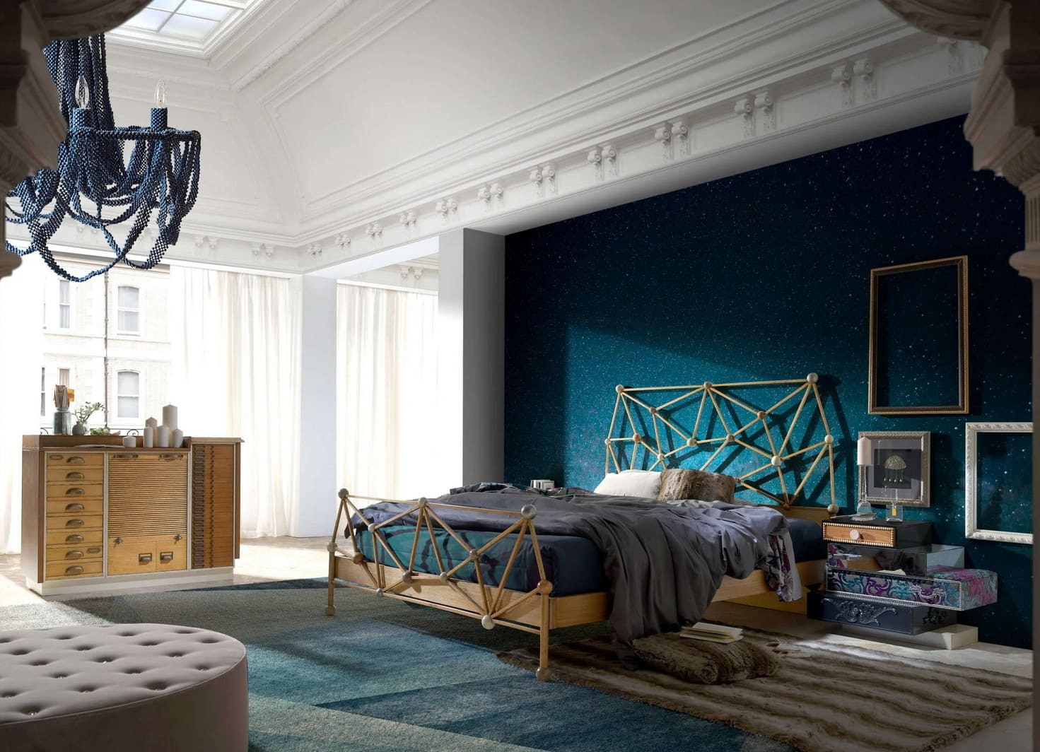 интерьер италия дизайнерская спальня